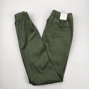 Zanerobe Sureshot Jogger Dark Army Green Pants Women 29 NWT Casual Streetwear